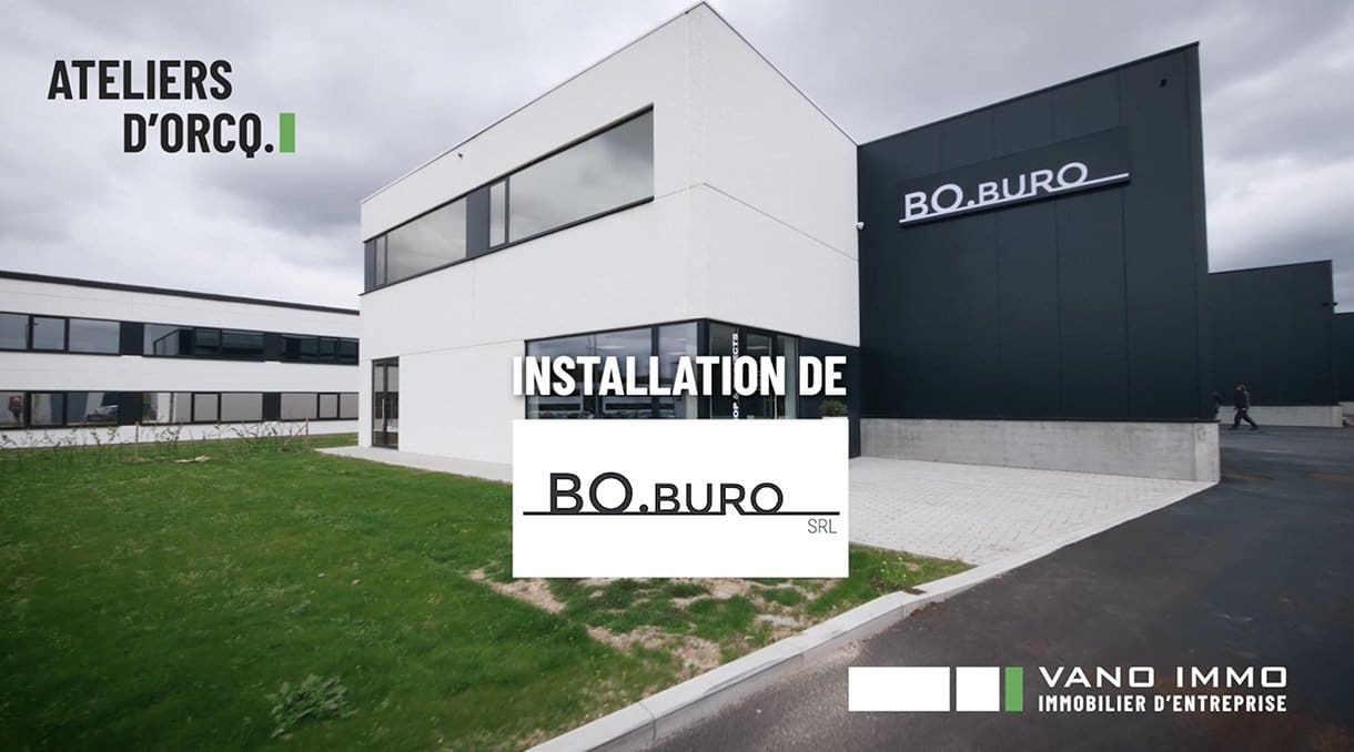 Enregistrement de voix publicité pour l'entreprise BO Buro en Belgique